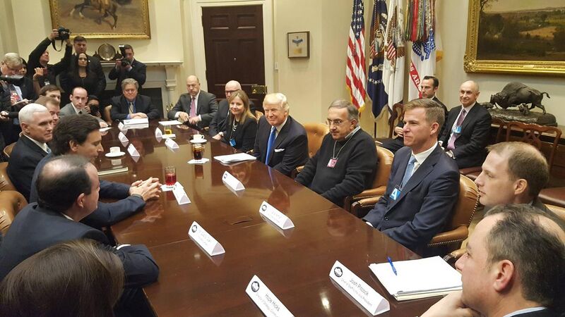 File:Donald Trump and Mike Pence meet with automobile industry leaders.jpg