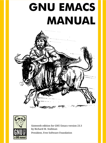 File:GNU Emacs manual cover design.png