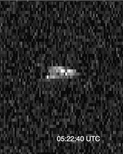 Goldstone Radar Images of Asteroid 2023 DZ2.gif