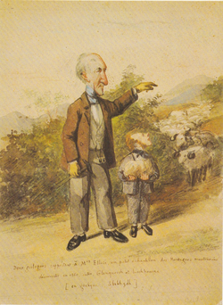Murchison and Geikie by Merimee, 1860.png