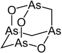 Structural formula of arsenicin A