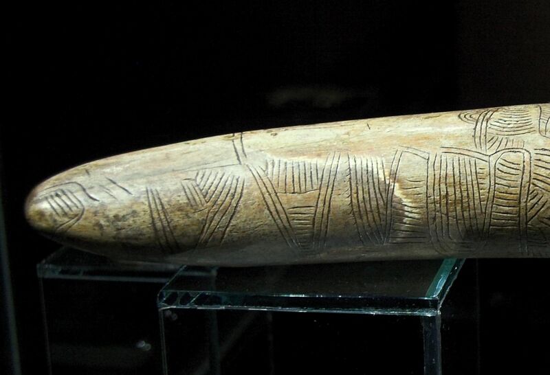 File:Engraving on a mammoth tusk, map, Gravettian, 076872x.jpg