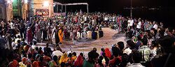 Evening Gavari performance at Udaipur's Gangaur Ghat.jpg