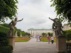 Gardens at the Palace of Mirabell.JPG