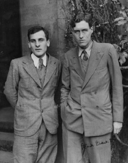 Giuseppe ('Beppo') P.S. Occhialini (1907–1993) and Patrick M.S. Blackett (1897–1974) in 1932 or 1933.png