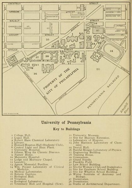 File:Rand McNally map of University of Pennsylvania campus 1915.jpg