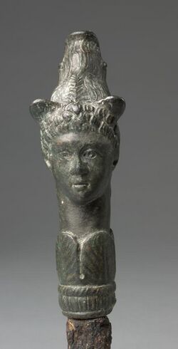 Roman key humanoid face 1st century CE Cleveland Museum of Art.jpg