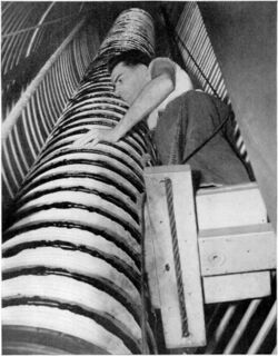 U of Pennsylvania accelerator beam tube 1940.jpg