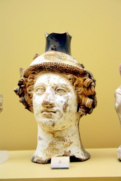 File:3326 - Athens - Stoà of Attalus Museum - Head of Dyonisos - Photo by Giovanni Dall'Orto, Nov 9 2009.jpg