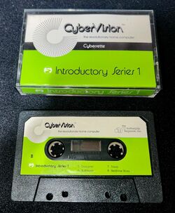 Included cassette tape for the CyberVision 2001