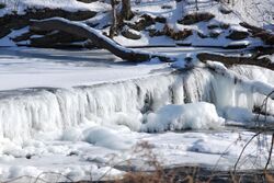Frozen Wappinger Creek.JPG