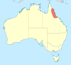 Hemigomphus theischingeri distribution map.svg