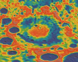 Mendel-Rydberg basin GRAIL gravity.jpg