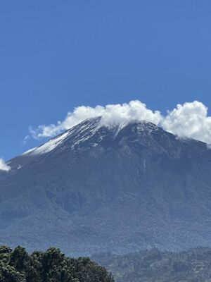 Mount meru with snow, Arusha Region, Tanzania.jpg