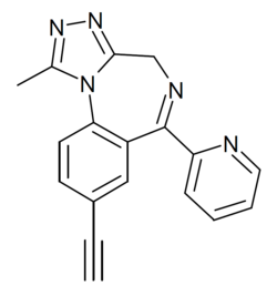 Pyeazolam structure.png