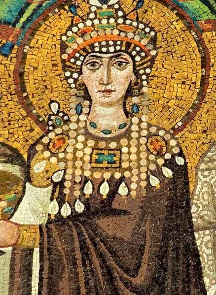 File:Theodora mosaic - Basilica San Vitale (Ravenna) v2.jpg