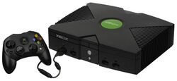 The Xbox console with a Controller S