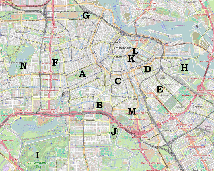 File:Amsterdam map indicating parks - 01.png