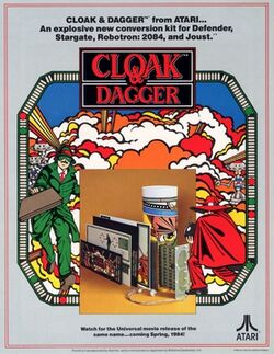 Cloak & Dagger arcade flyer.jpg