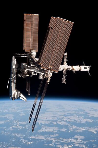 File:Endeavour docked to ISS.jpg