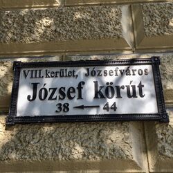 Józsefváros street sign.jpg
