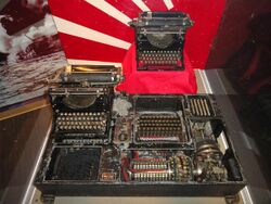 Japanese Navy RED cryptographic device captured by US Navy - National Cryptologic Museum - DSC07868.JPG