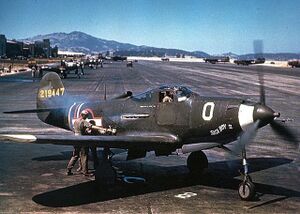 P-39N Airacobra of the 357th Fighter Group at Hamilton Field in July 1943.jpg