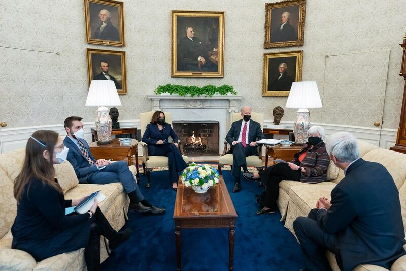 File:President Joe Biden meets with Treasury Secretary Janet Yellen.jpg