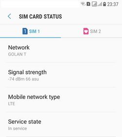 Signal Strength -74 dBm 66 asu LTE Golan Telecom Signal Bars EN.jpg