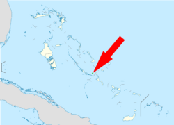 Cyclura rileyi cristata range on White Cay Bahamas island.svg