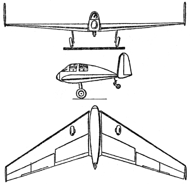 File:GAL 56 3-view Les Ailes January 4, 1947.png