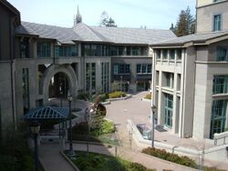 Haas School of Business central courtyard.JPG