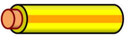 Wire yellow orange stripe.svg
