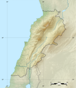 Sannine Formation is located in Lebanon