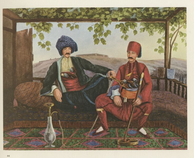 File:Men smoking in the shade of a trellis - Peytier Eugène - 1828-1836.jpg