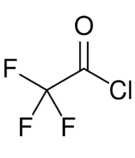 Trifluoroacetyl chloride skeletal.svg