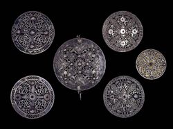 Anglo-Saxon brooches of the Pentney hoard.jpg