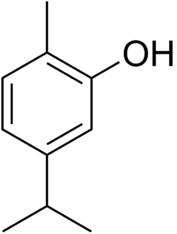 Carvacrol structure.png