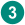 Eo circle teal white number-3.svg