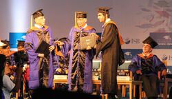 Graduation ceremony with Azim Premji.JPG