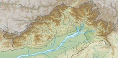 India Arunachal Pradesh relief map.svg