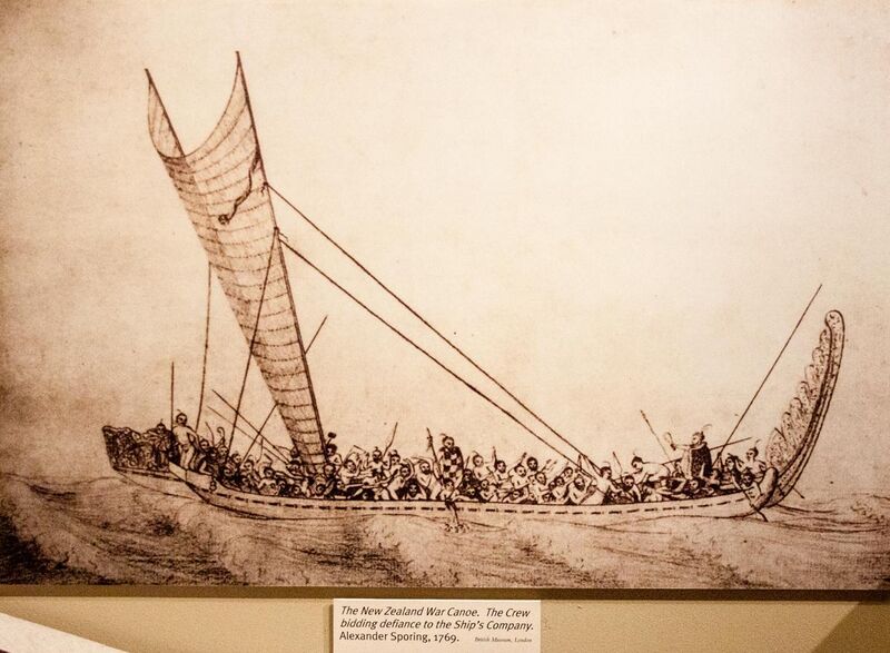 File:Maori war canoe, drawing by Alexander Sporing.jpg