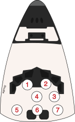 Space Shuttle seating plan.svg