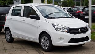 Suzuki Celerio 1.0 Club – Frontansicht, 26. Juli 2015, Düsseldorf.jpg