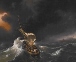 Backhuysen, Ludolf, I - Christ in the Storm on the Sea of Galilee - Google Art Project.jpg