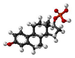 Estradiol phosphate molecule ball.png