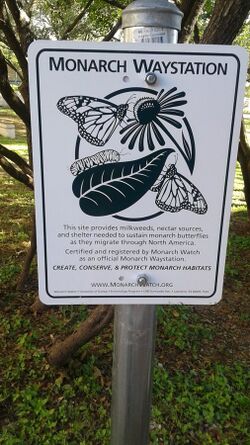 Monarch Waystation Sign