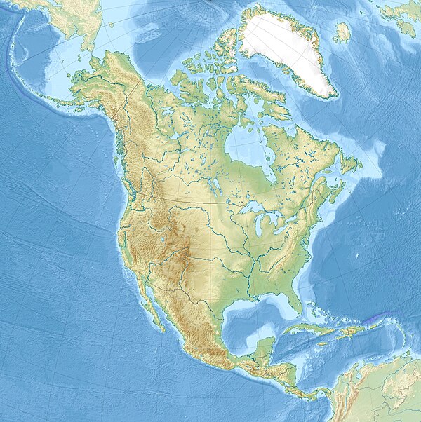 Arctodus is located in North America