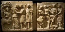 Thétis et Achille chez Chiron 09764 Achille et les filles de Lycomède.jpg