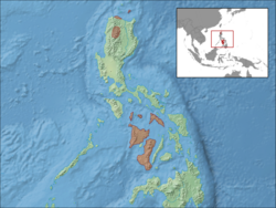 Brachymeles talinis distribution.png